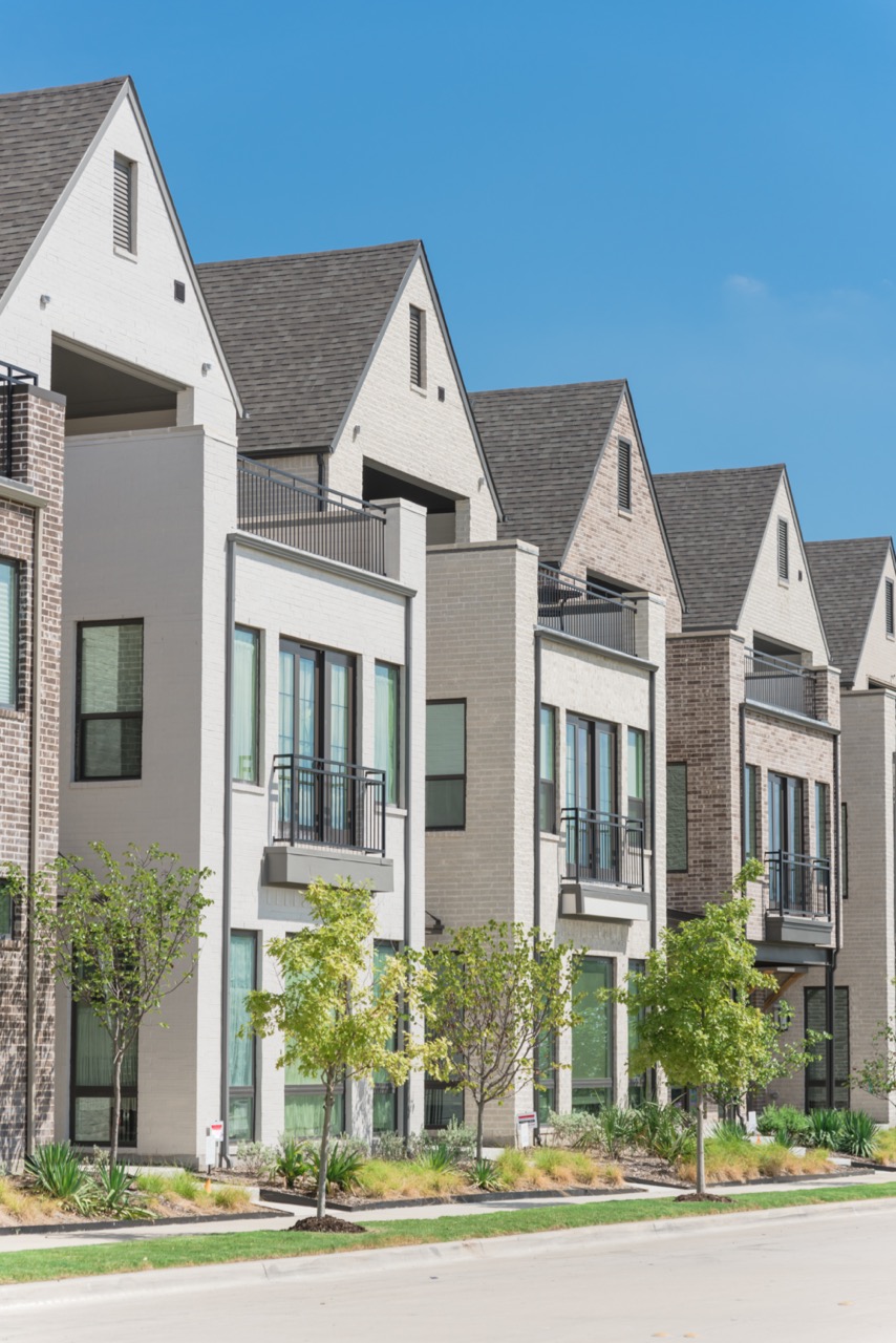 Exclusive Residential Development We can cost manage projects on residential developments like these three story single family houses.